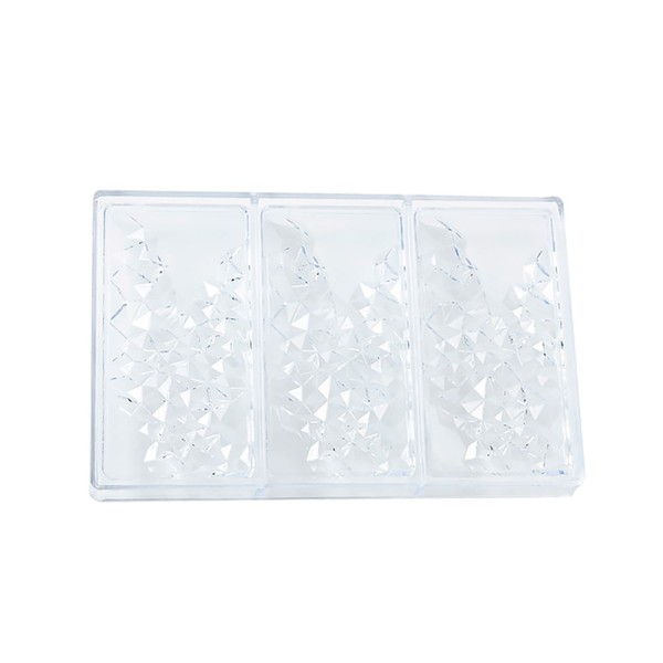 Molde SilverChef Forma 3 Barras Acetato Chocolate