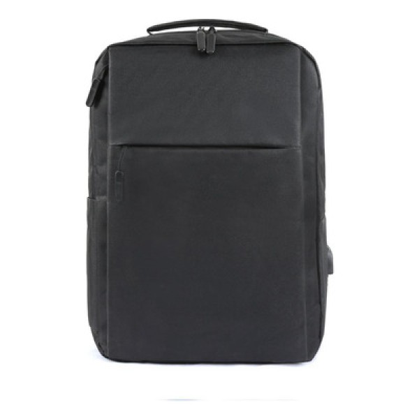 Encontraproduto.com.br - Mochila Preta Executiva para Notebook USB (Modelo:Júpiter)