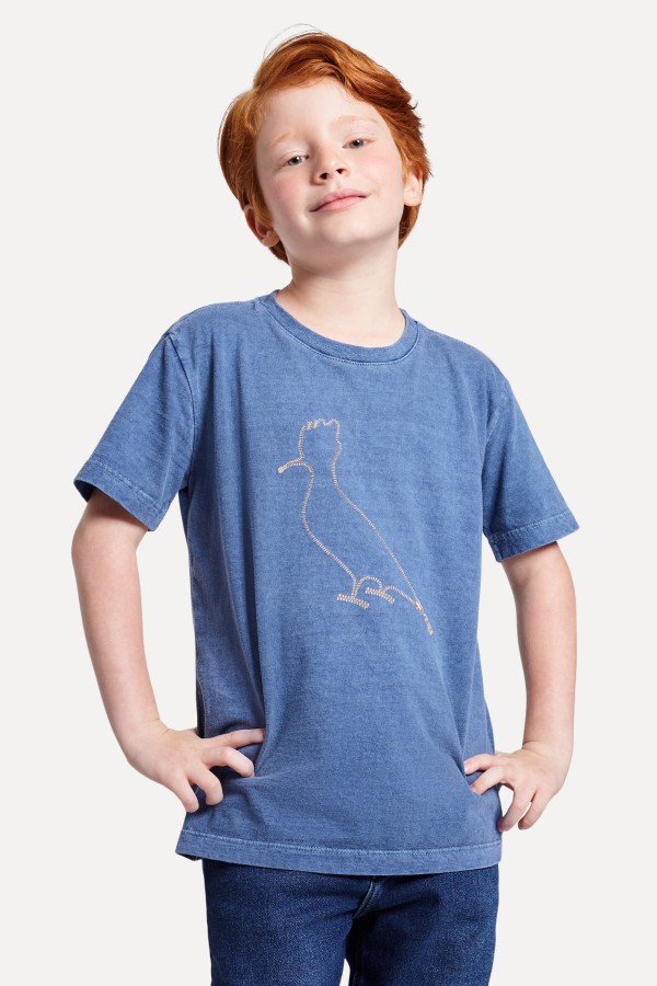Camiseta Mini Pica Pau Zipper