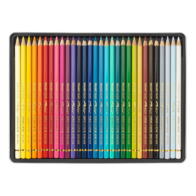 Encontraproduto.com.br - Kit Lápis de Cor Profissional com Estojo 40 peças, Creative Art Materials 666340