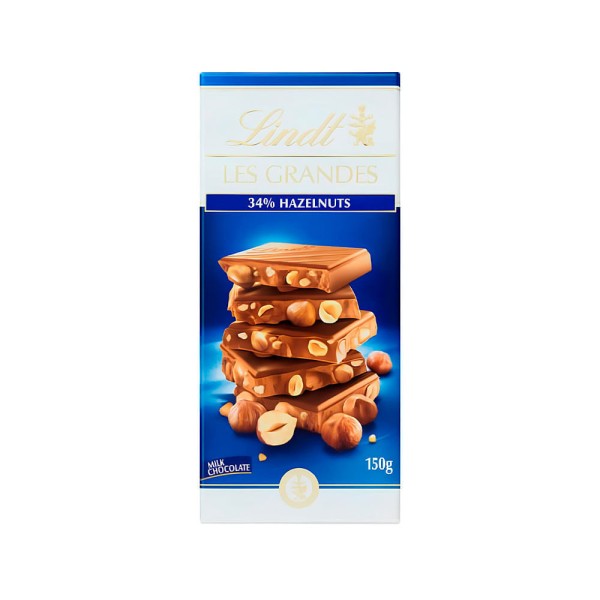 Encontraproduto.com.br - Chocolate ao Leite com Avelãs em Pedaços Caramelizadas Lindt 150g