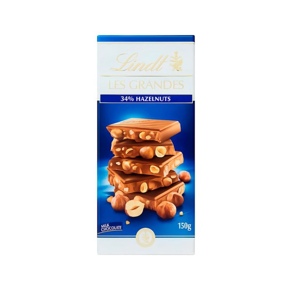 Encontraproduto.com.br - Chocolate ao Leite com Avelãs em Pedaços Caramelizadas Lindt 150g