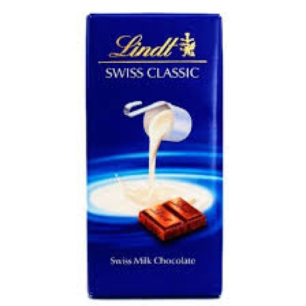 Chocolate Suíço Ao Leite Swiss Classic Lindt 100g