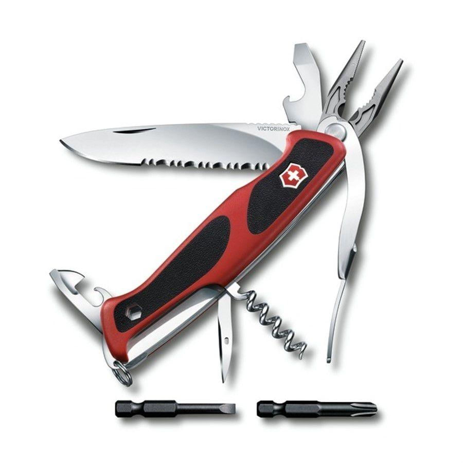 Encontraproduto.com.br - Canivete Victorinox Ranger Grip 174 Handyman Vermelho 0.9728.WC