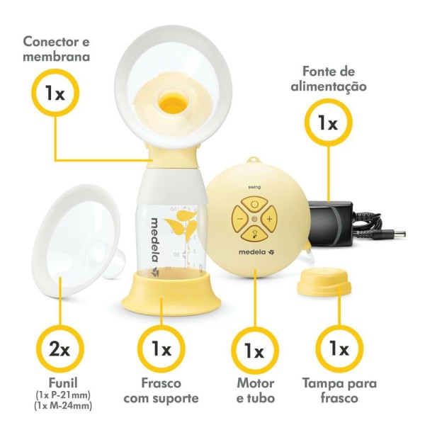 Encontraproduto.com.br - Extrator de Leite Medela Swing Flex Elétrico