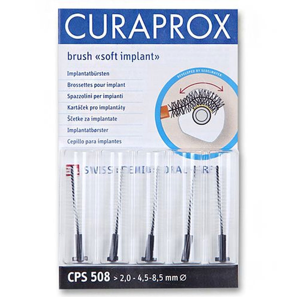 Escova Interdental Brushes Soft Implant Curaprox CPS508 5 unidades