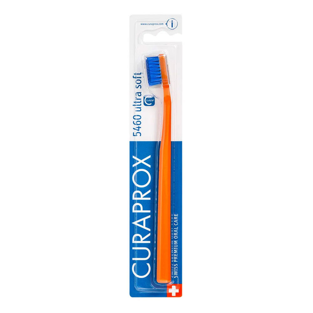 Ultra Soft CS5460B  Laranja e Azul Escuro Curaprox - Escova Dental