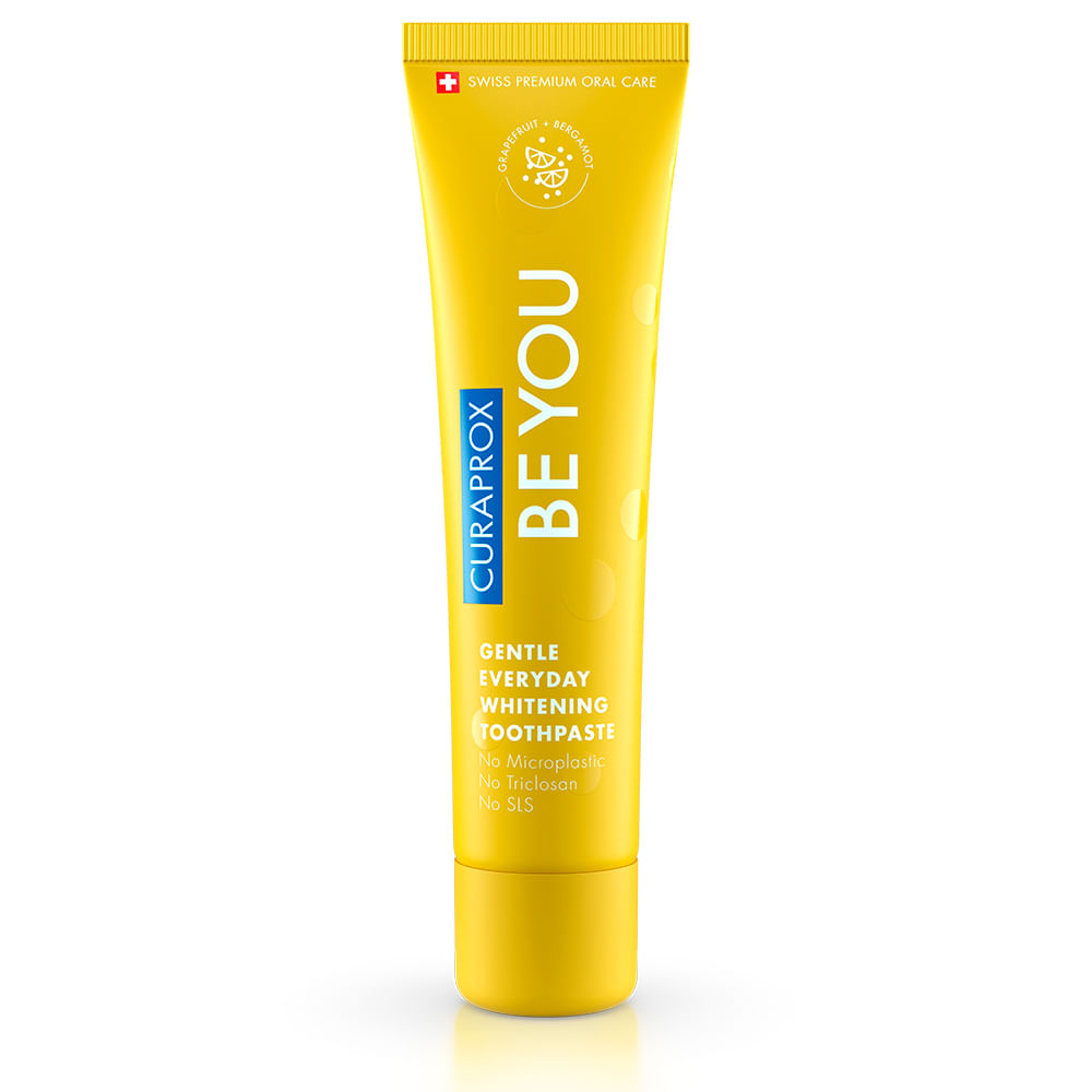 Encontraproduto.com.br - Curaprox BE YOU RISING STAR Amarelo Pasta Dental 90ml