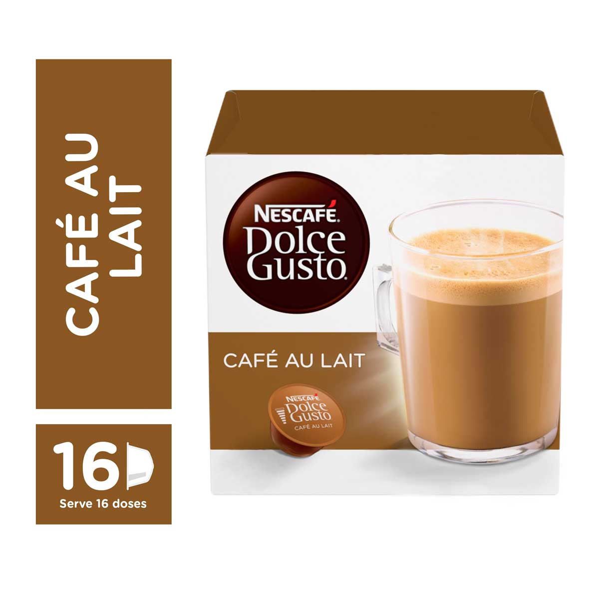 Encontraproduto.com.br - Cápsula De Café Dolce Gusto De Café Au Lait 160g