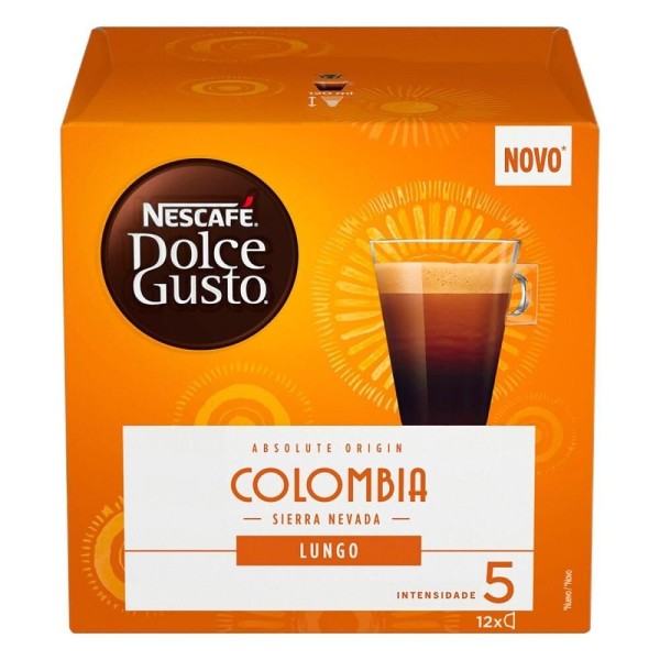 Encontraproduto.com.br - Nescafé Dolce Gusto Absolute Origin Colômbia Sierra Nevada Lungo Com 12 Cápsulas 84g