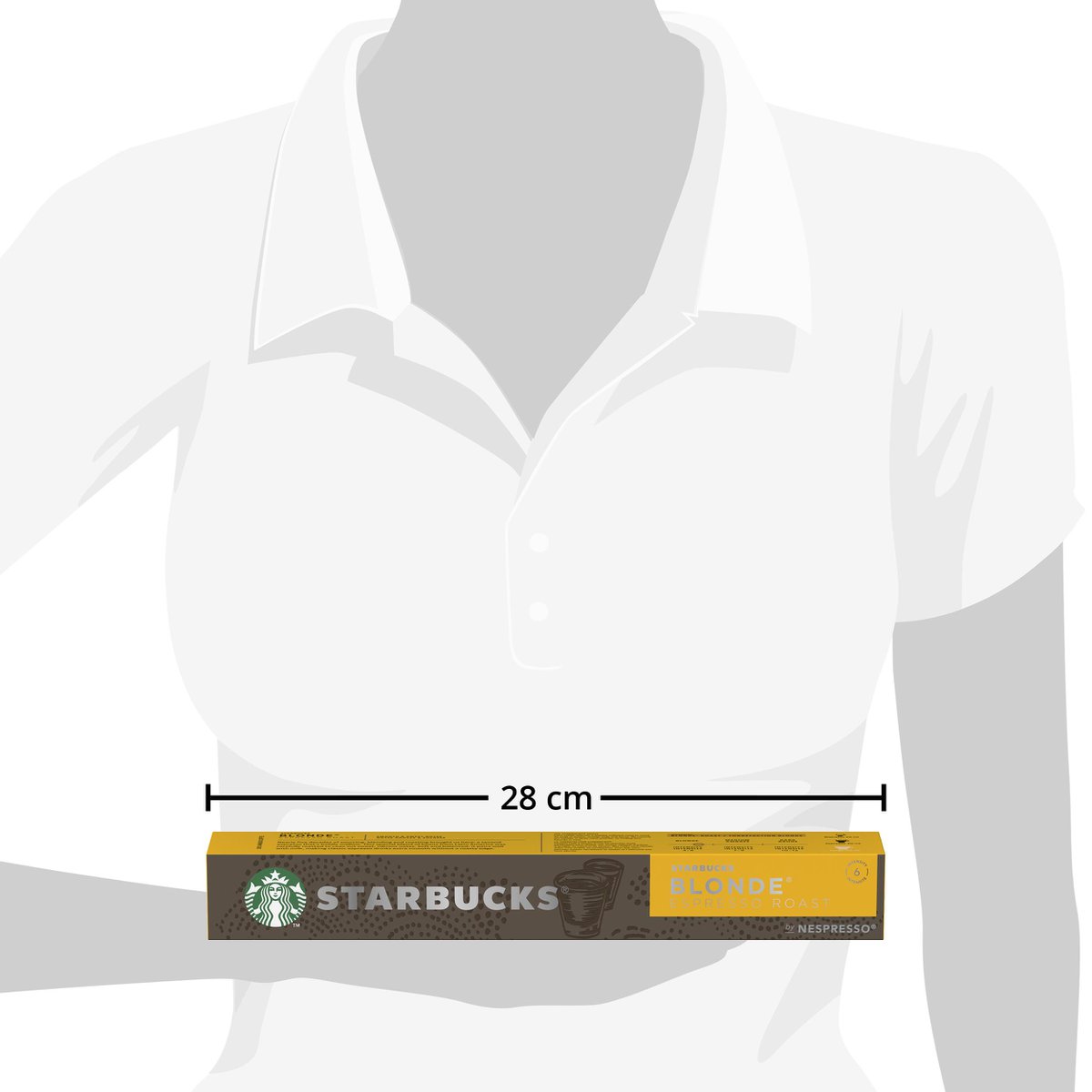Encontraproduto.com.br - Cápsula de Café Starbucks Blonde Expresso Roast 53g Com 10 Cápsulas