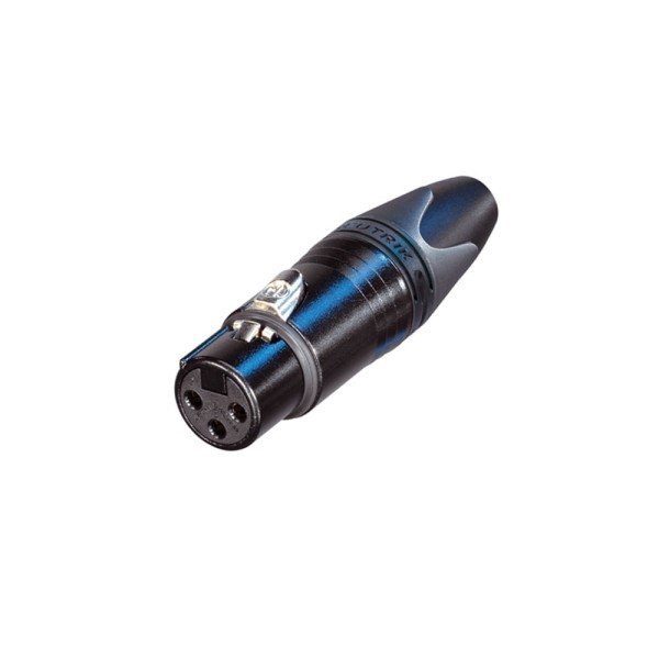 Encontraproduto.com.br - Conector Neutrik XLR de Cabo/Linha Fêmea 3 Polos NC3FXX-B