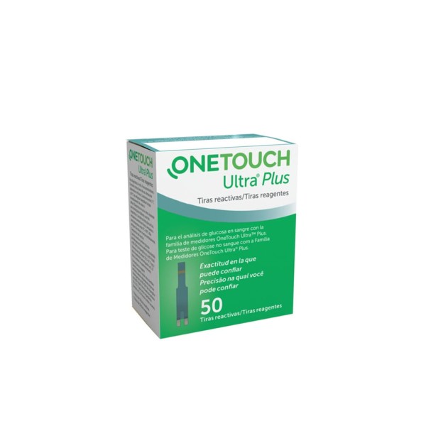 Encontraproduto.com.br - Tiras Reagentes Onetouch Ultra Plus Com 50 Unidades