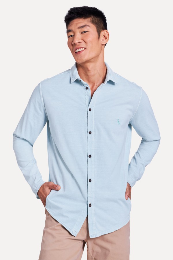 Encontraproduto.com.br - Camisa Ml Malha A Fio