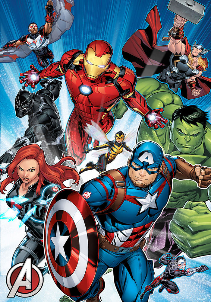Quebra-cabeça 3D Marvel Vingadores 200pcs Multikids - BR1313OUT [Reembalado]