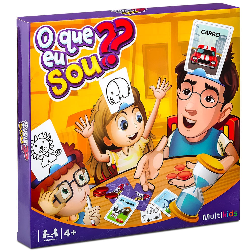 Jogo O Que Eu Sou 60 peças Multikids - BR1772OUT [Reembalado]