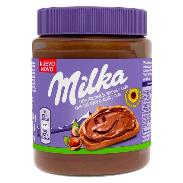 Creme Avelã MILKA 340g