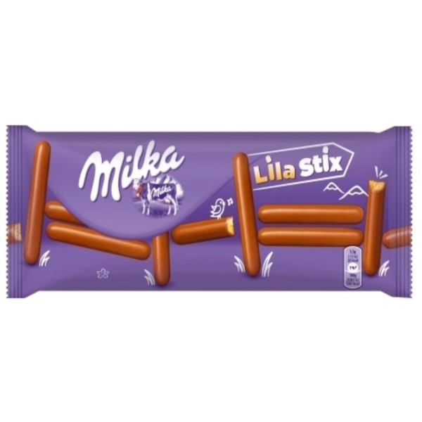 Biscoito Milka Lila Sticks 112g