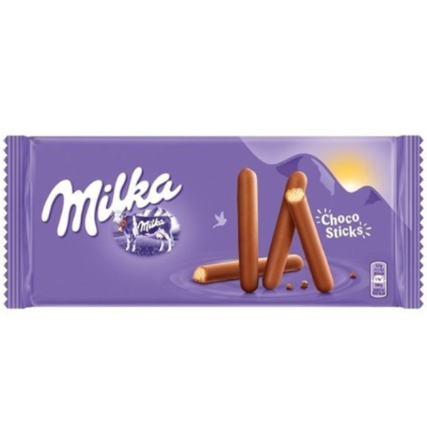 Encontraproduto.com.br - Biscoito Milka Lila Sticks 112g
