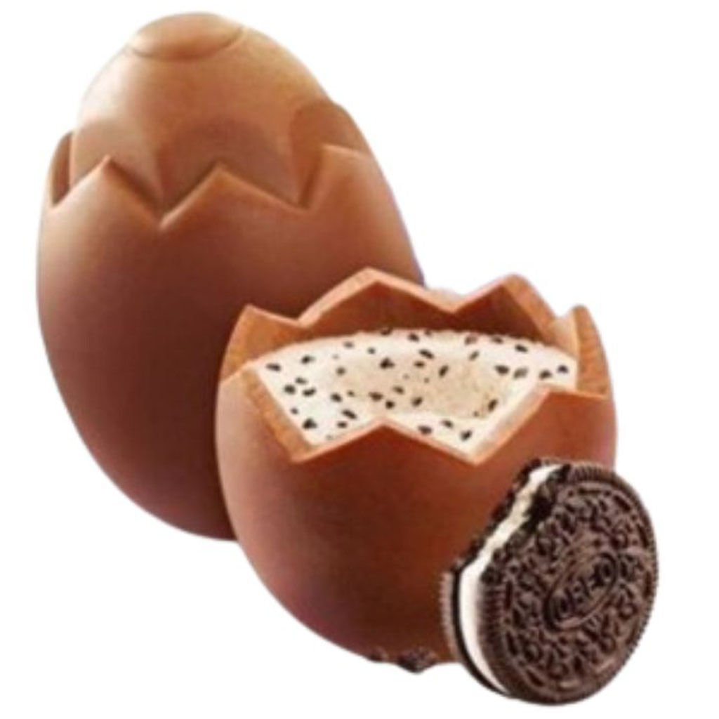 Encontraproduto.com.br - Mini Ovo de Pascoa Milka Spoonable Creme e Oreo 128g com 20 unidade