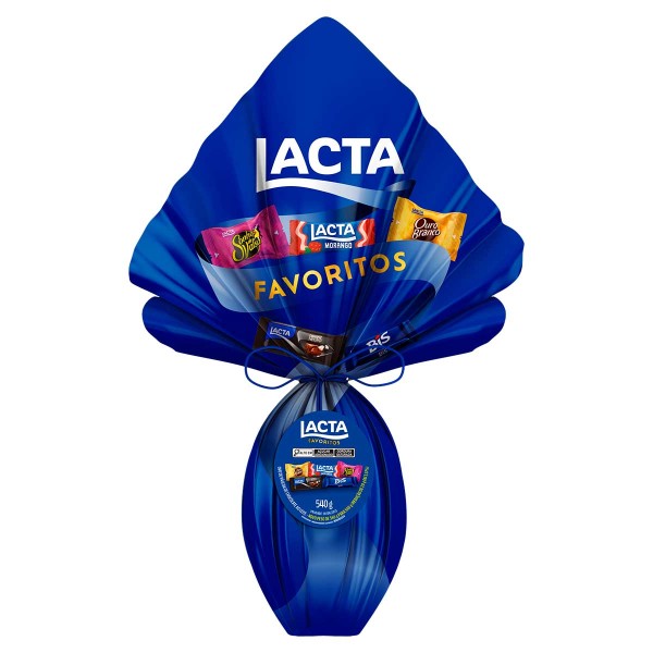 Encontraproduto.com.br - Ovo de Páscoa Lacta Favoritos N.22 540g