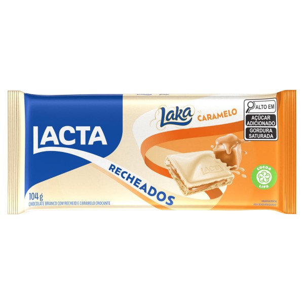 Chocolate LACTA Laka Recheados Caramelo 104g