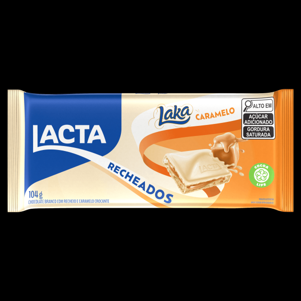Chocolate LACTA Laka Recheados Caramelo 104g