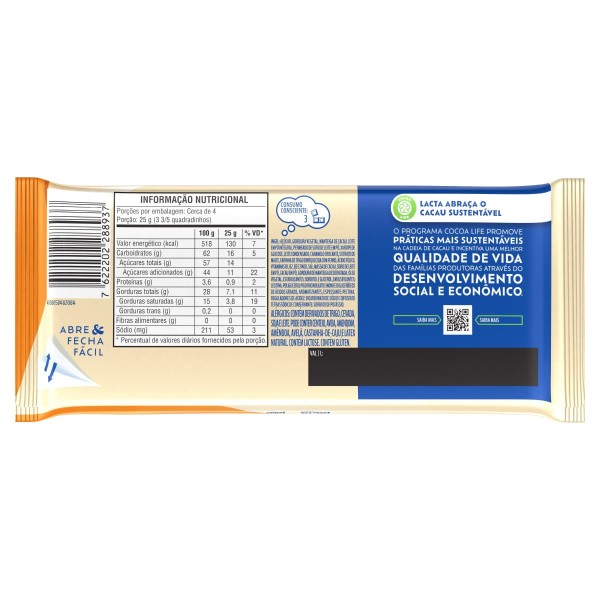 Encontraproduto.com.br - Chocolate LACTA Laka Recheados Caramelo 104g