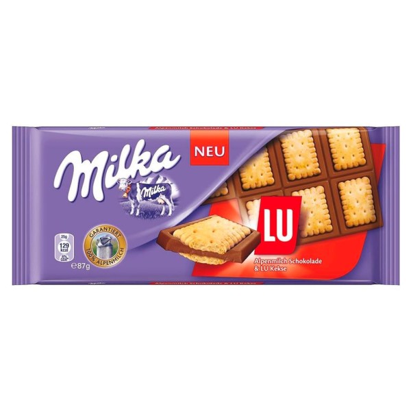 Chocolate Milka & Lu 87g