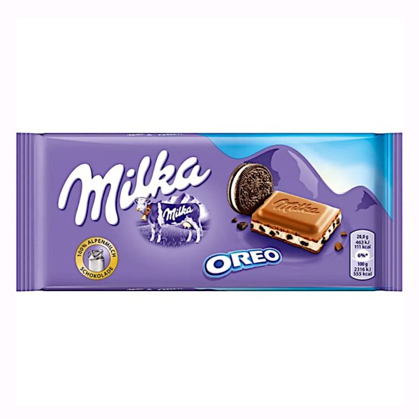 Encontraproduto.com.br - Chocolate em Barra Milka ao Leite com Baunilha e Biscoito 100g