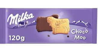 Encontraproduto.com.br - Biscoitos Cobertos de Chocolate Choco Moo Milka 120g