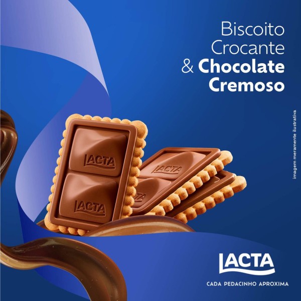 Encontraproduto.com.br - Biscoito Recheado Lacta Choco & Biscuit 72g
