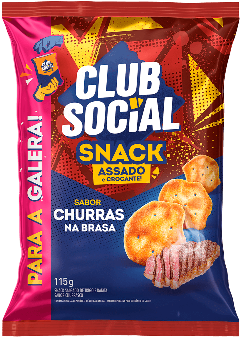SNACK CLUB SOCIAL 115G CHURRAS
