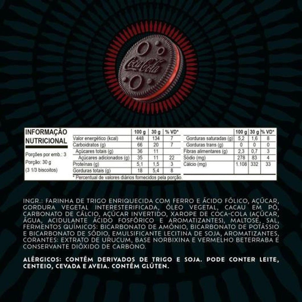 Encontraproduto.com.br - Biscoito Oreo Coca-Cola Recheado 90g