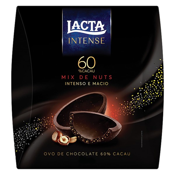 Encontraproduto.com.br - Ovo de Páscoa Lacta Intense Nuts 300g