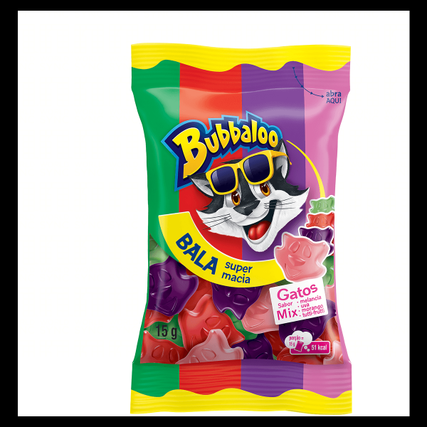 Bala Macia Bubbaloo Mix 15g