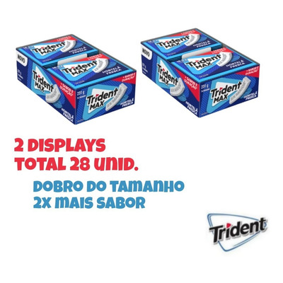 Encontraproduto.com.br - Goma de Mascar Trident Max Hortelã Fresca 5 Unidades