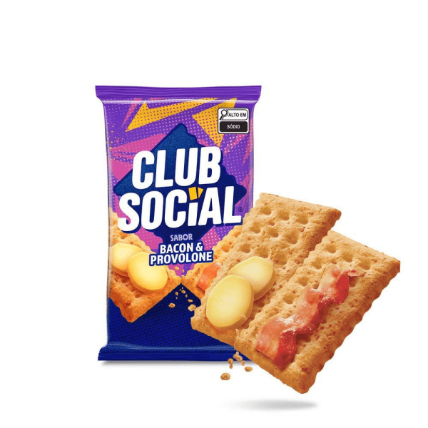 Encontraproduto.com.br - Biscoito Salgado Club Social bacon & provolone 141g
