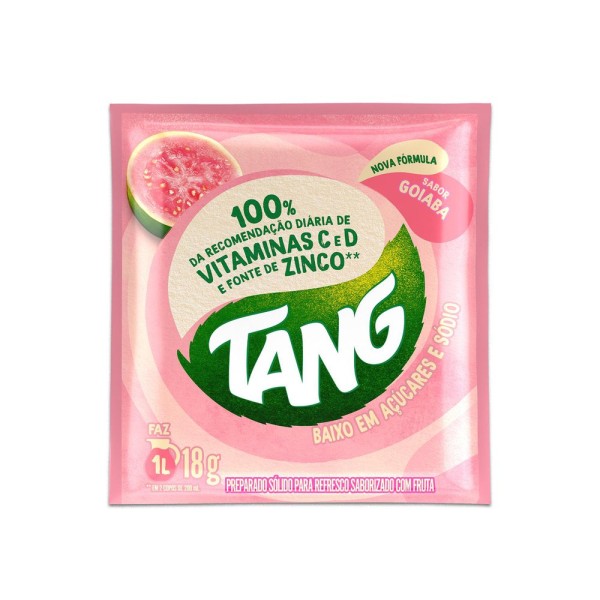 Encontraproduto.com.br - Refresco em Pó Tang Goiaba Envelope com 18g