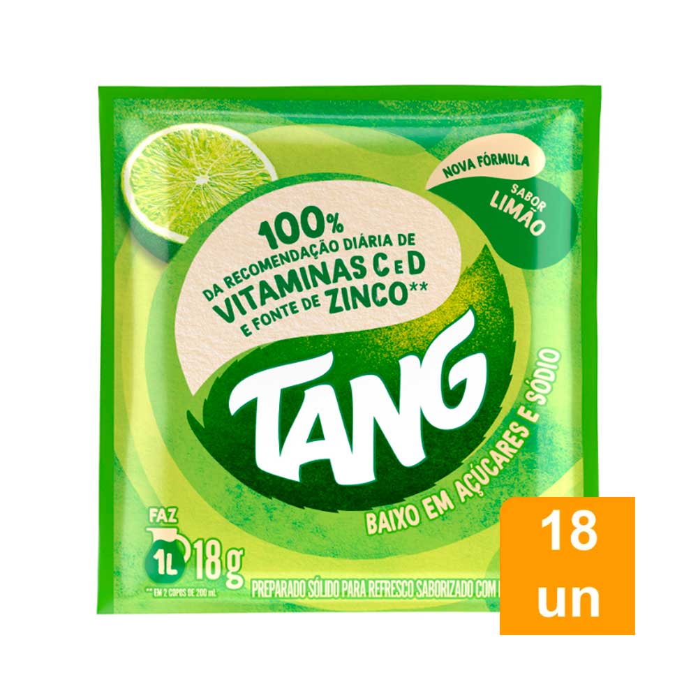 Encontraproduto.com.br - Refresco em pó Tang Limão 18g