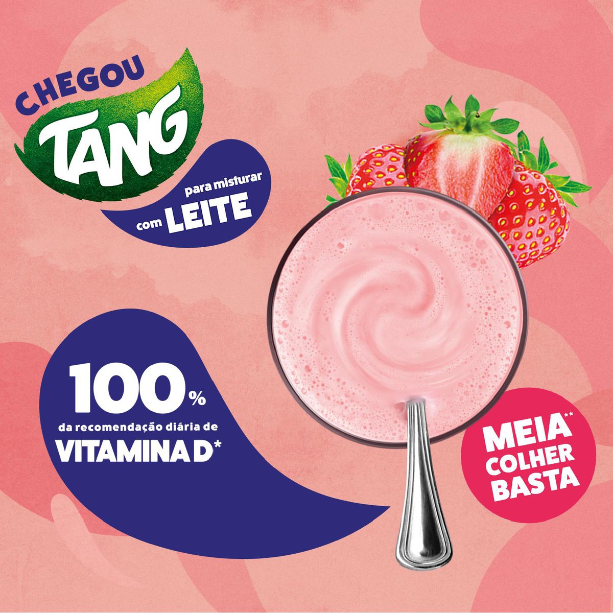Encontraproduto.com.br - Tang Para Misturar Com Leite Morango 125g