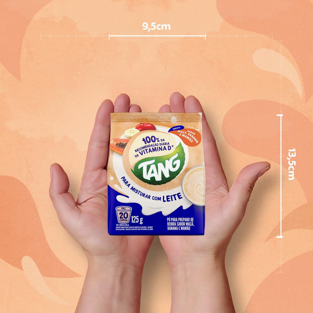 Encontraproduto.com.br - Tang Para Misturar Com Leite Maçã, Banana e Mamão