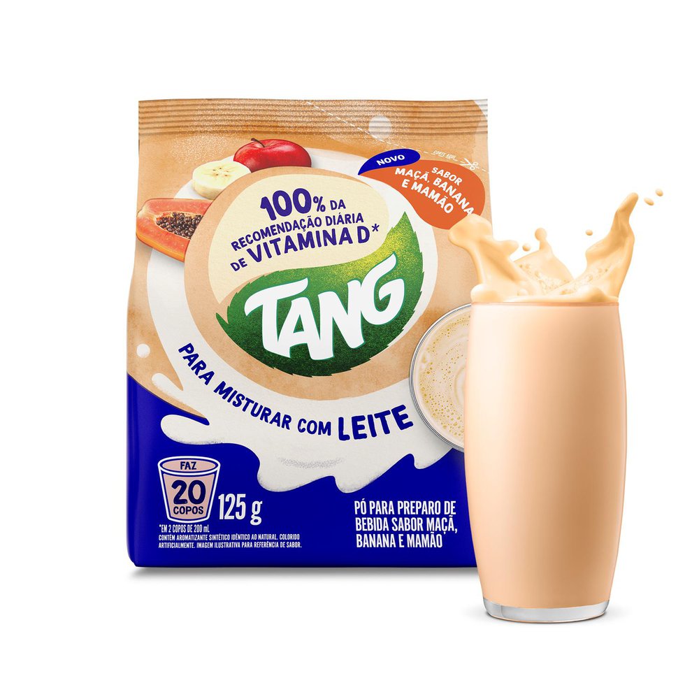Encontraproduto.com.br - Tang Para Misturar Com Leite Maçã, Banana e Mamão