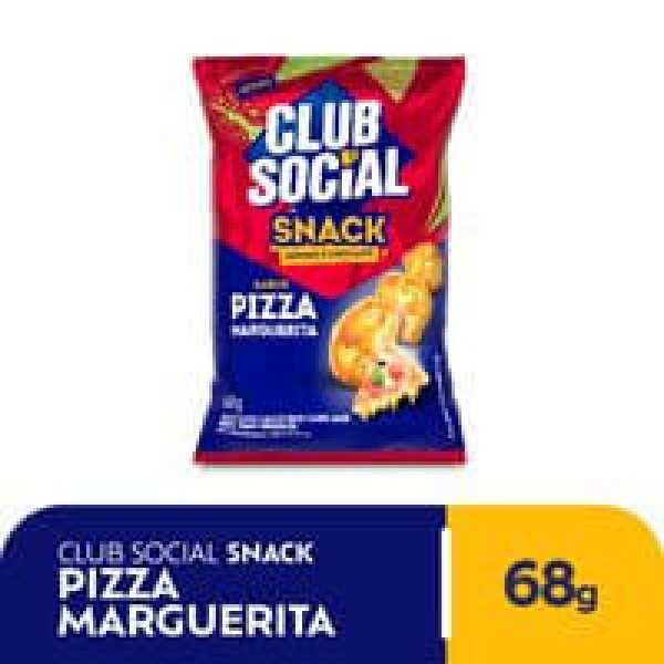 Encontraproduto.com.br - Salgadinho Club Social Pizza Marguerita 68g