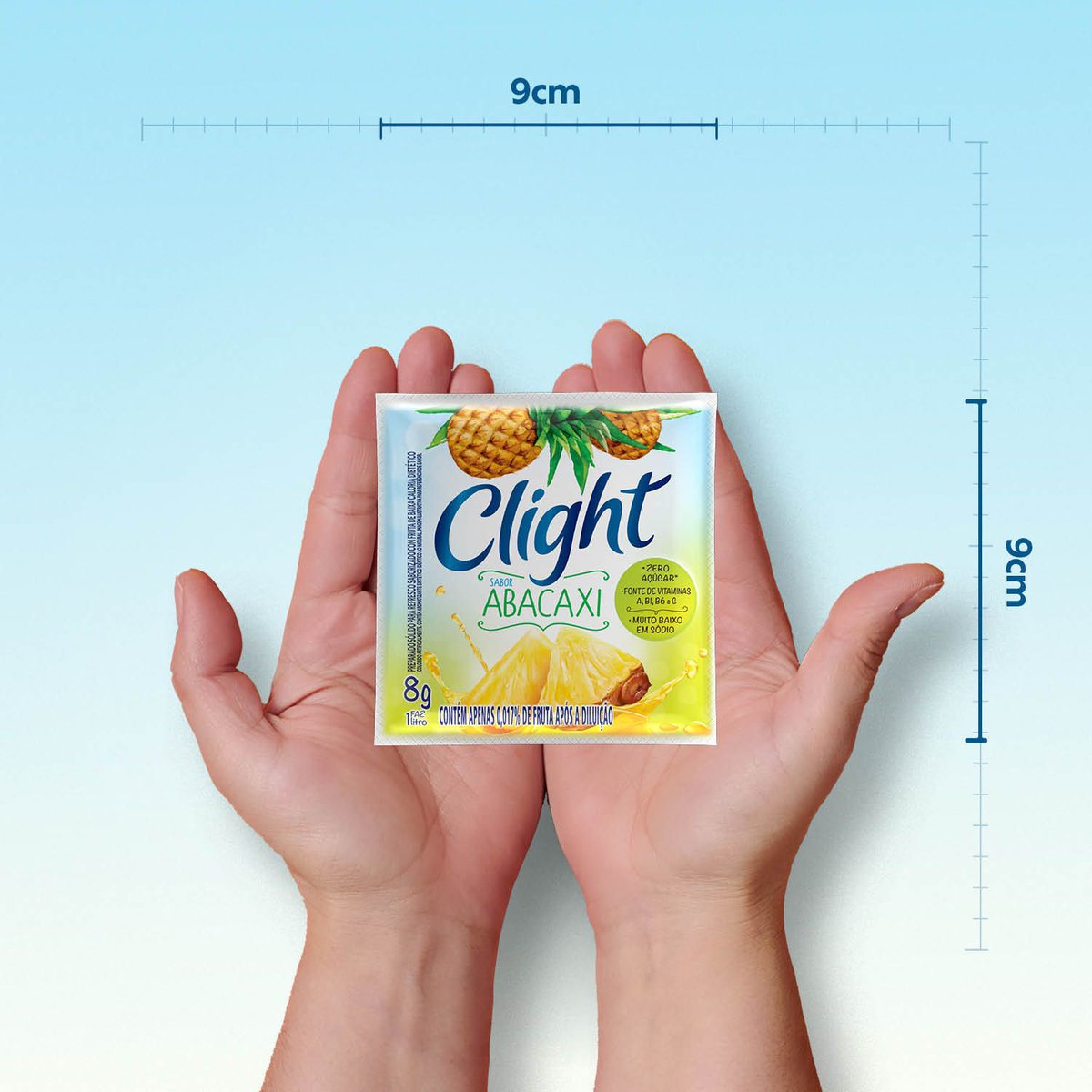 Encontraproduto.com.br - Refresco Em Pó Clight Abacaxi 8g