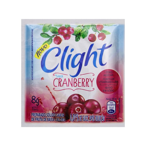 Encontraproduto.com.br - Refresco de Cranberry Clight 8g