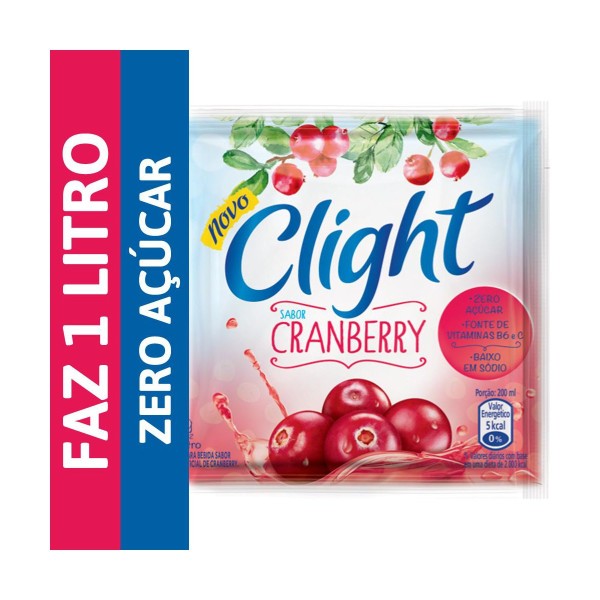 Encontraproduto.com.br - Refresco de Cranberry Clight 8g