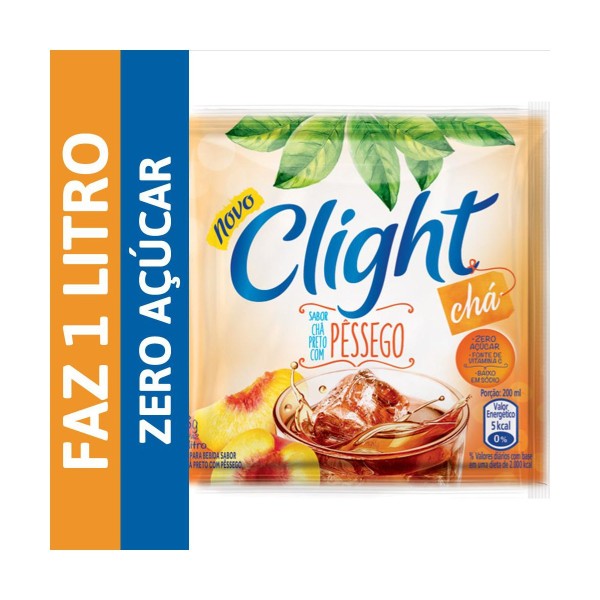 Encontraproduto.com.br - Refresco em Pó Clight Tea Pêssego 8 g