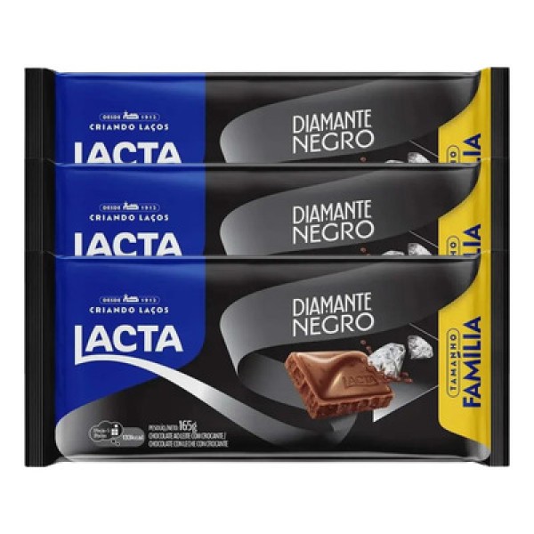 Encontraproduto.com.br - Chocolate Lacta Diamante Negro 165g