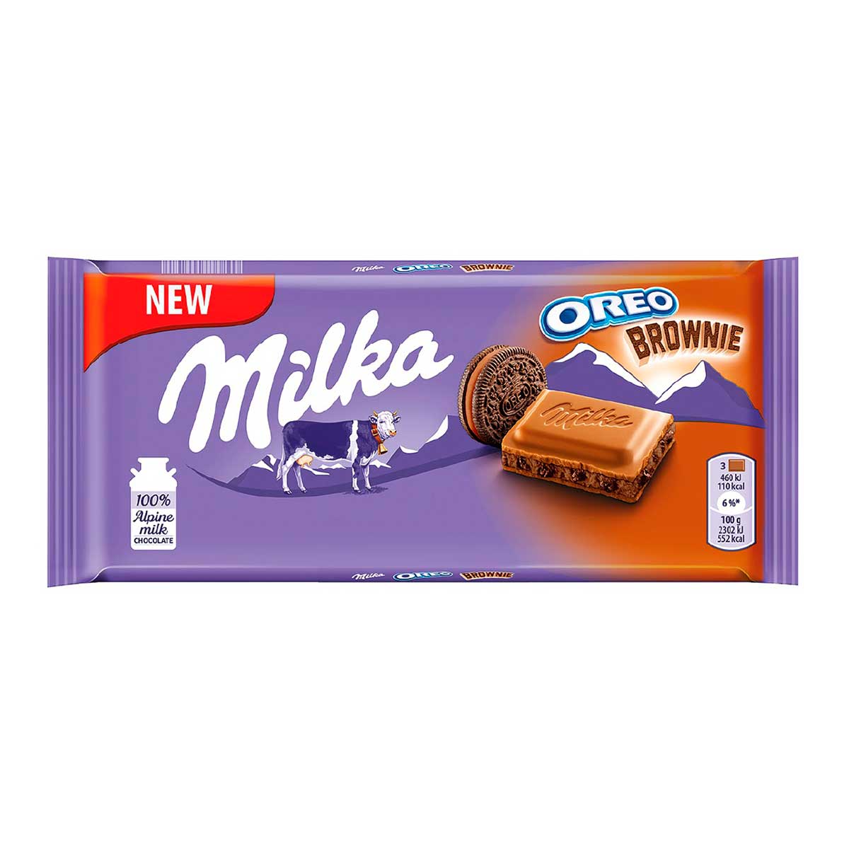 Encontraproduto.com.br - Chocolate Milka Oreo Brownie 100g